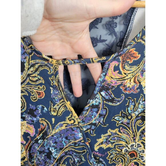 One World Plus Size Boho Maxi Dress Size 2X - Picture 4 of 9